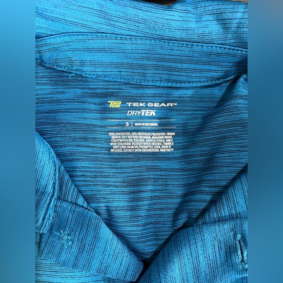 Mens Tek Gear Dry-Tek polo t-shirts lot of 3 - Picture 3 of 6